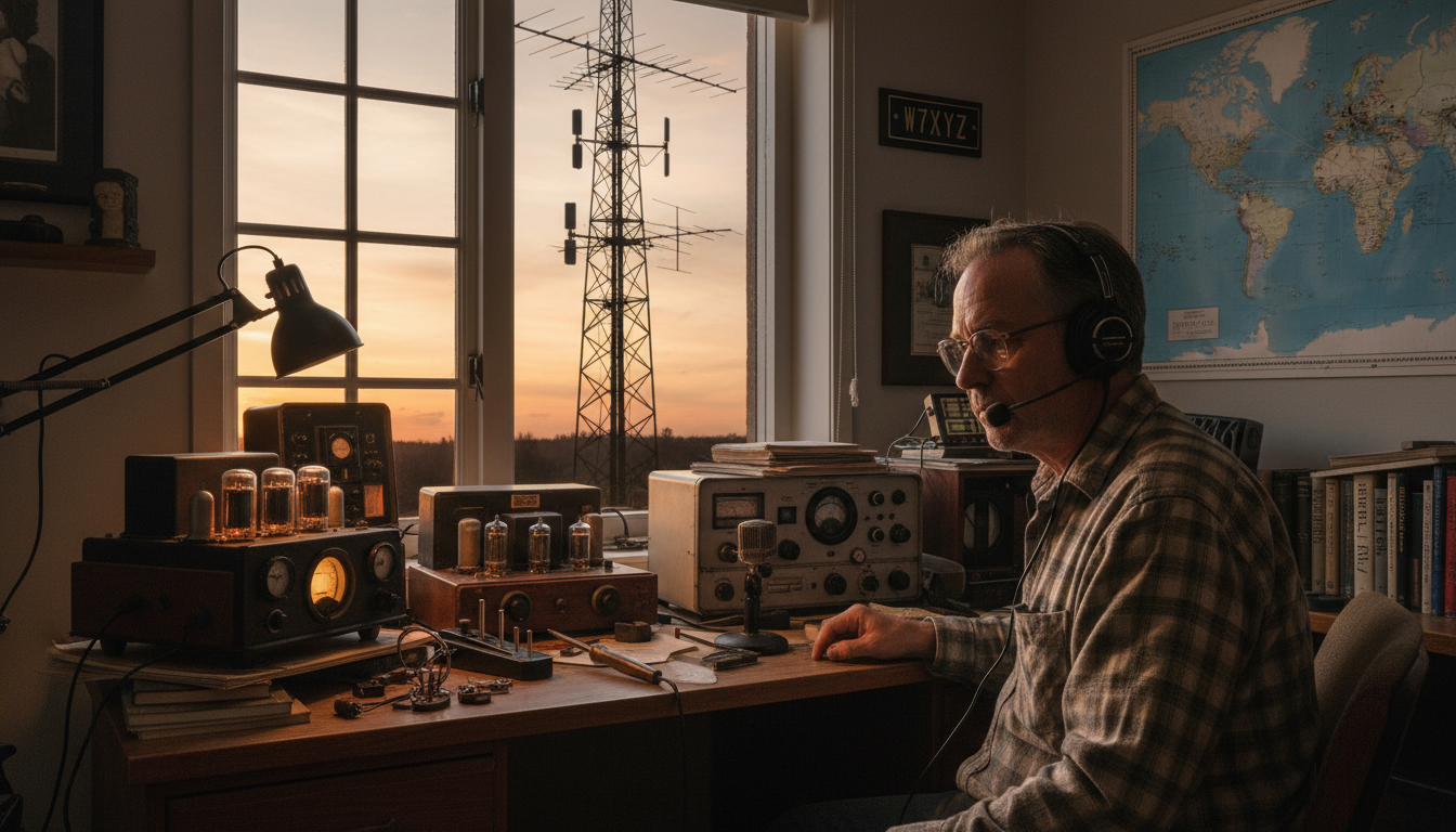 #AmateurRadio illustration