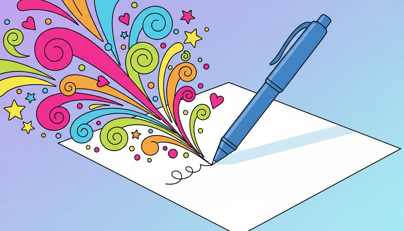 #BallPointPenDay illustration