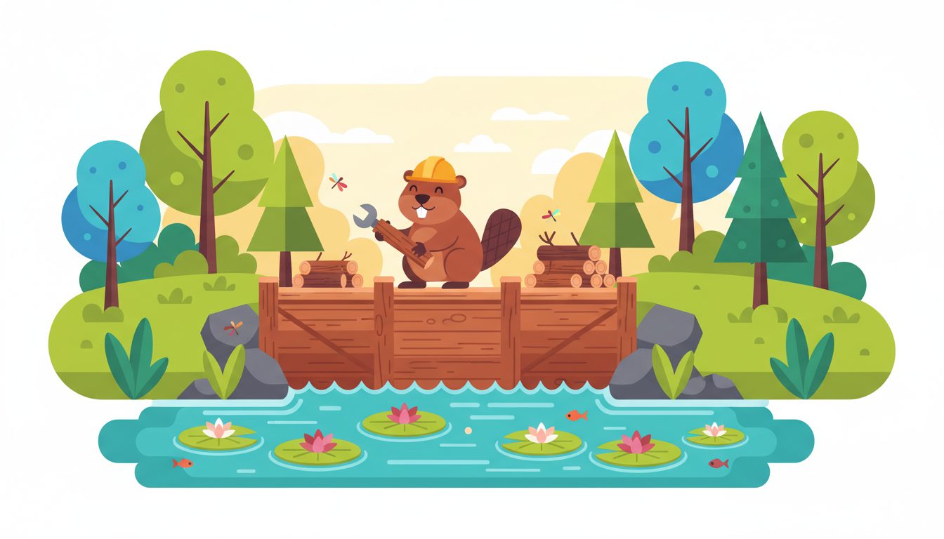 #BeaverDay illustration