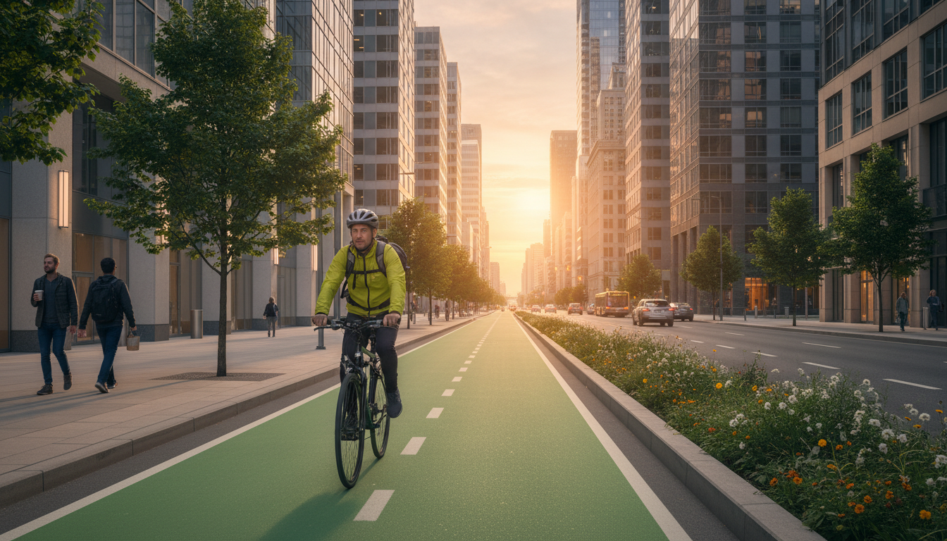 #BikeToWorkDay illustration