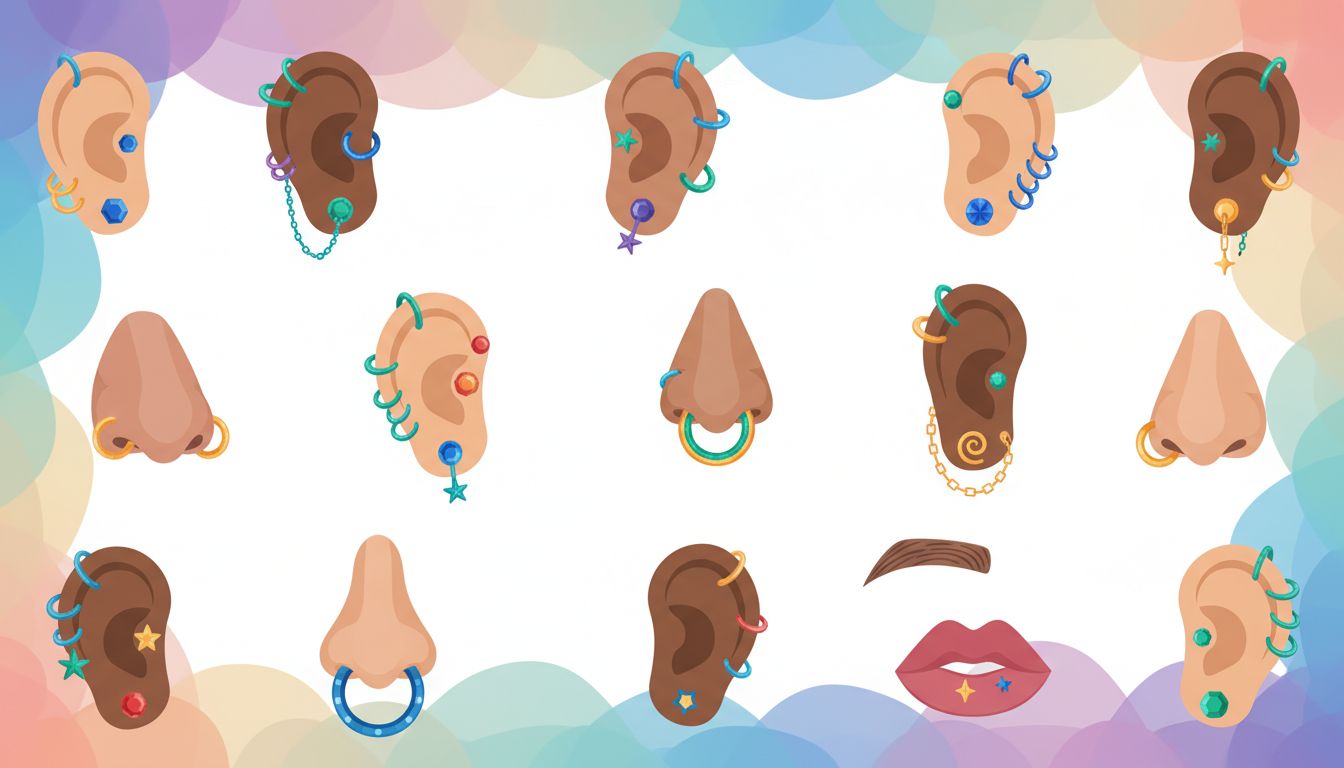 International Body Piercing Day illustration