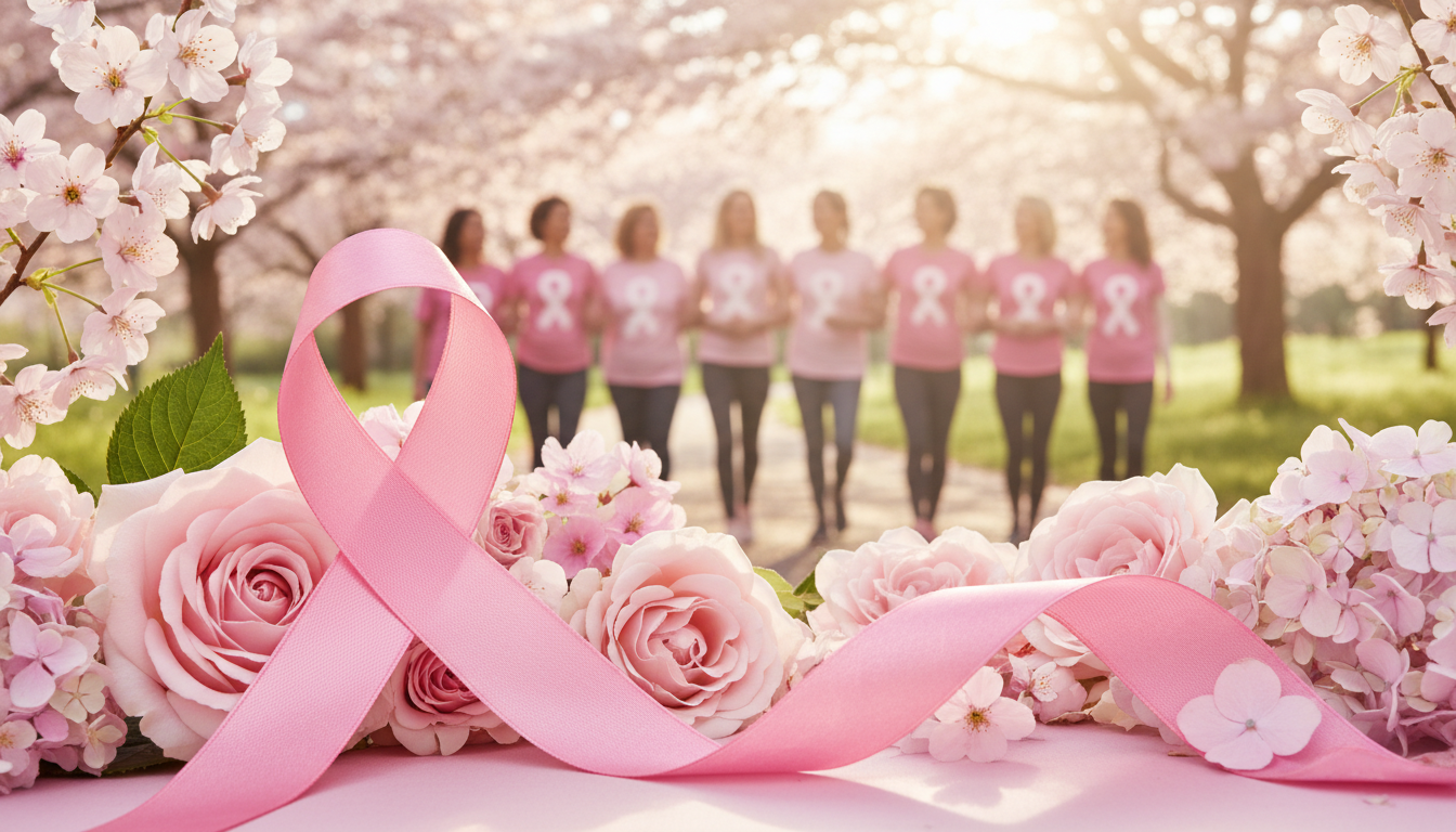 #BreastCancerAwareness illustration
