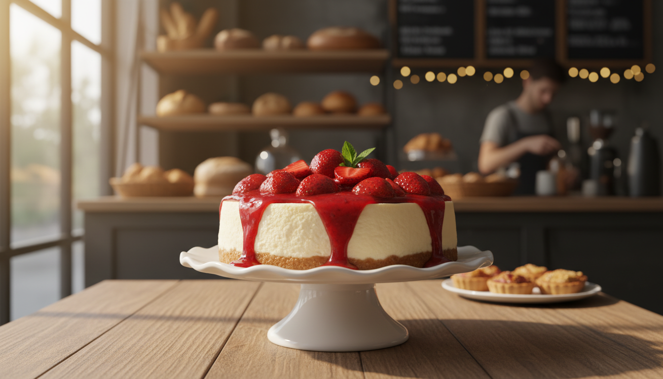 #CheesecakeDay illustration