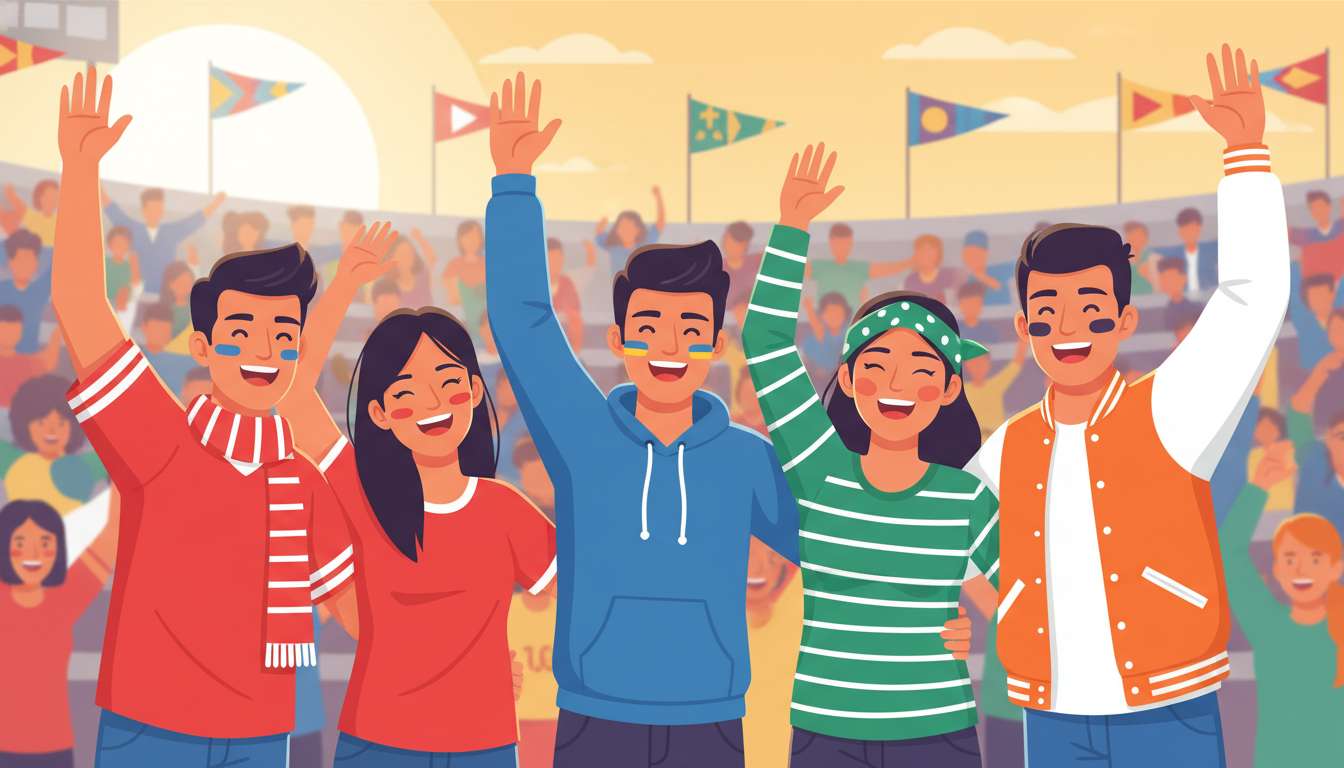 #CollegeColorsDay illustration