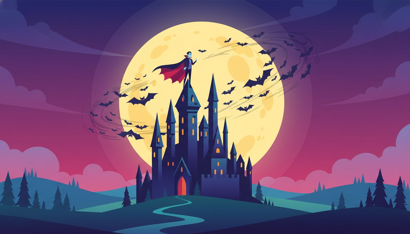#DraculaDay illustration