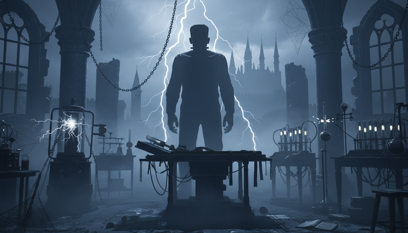 #FrankensteinDay illustration