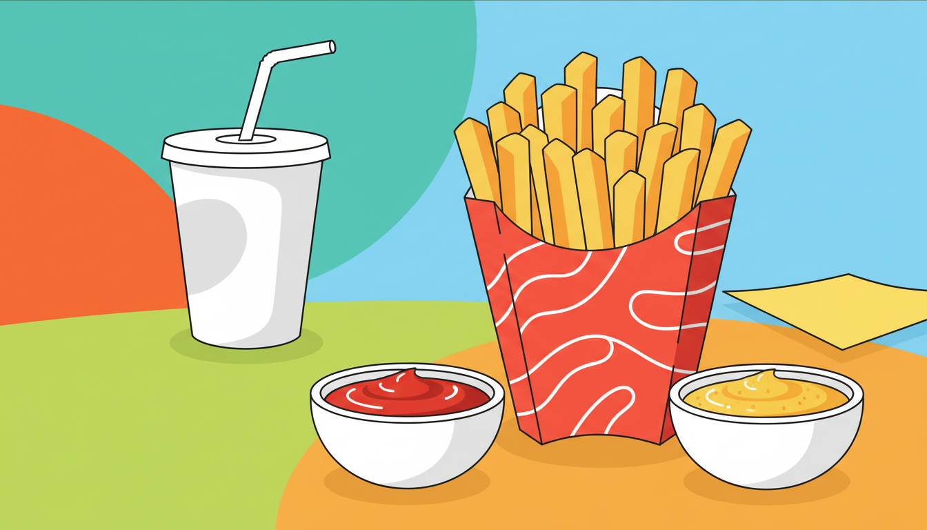 #FrenchFriesDay illustration