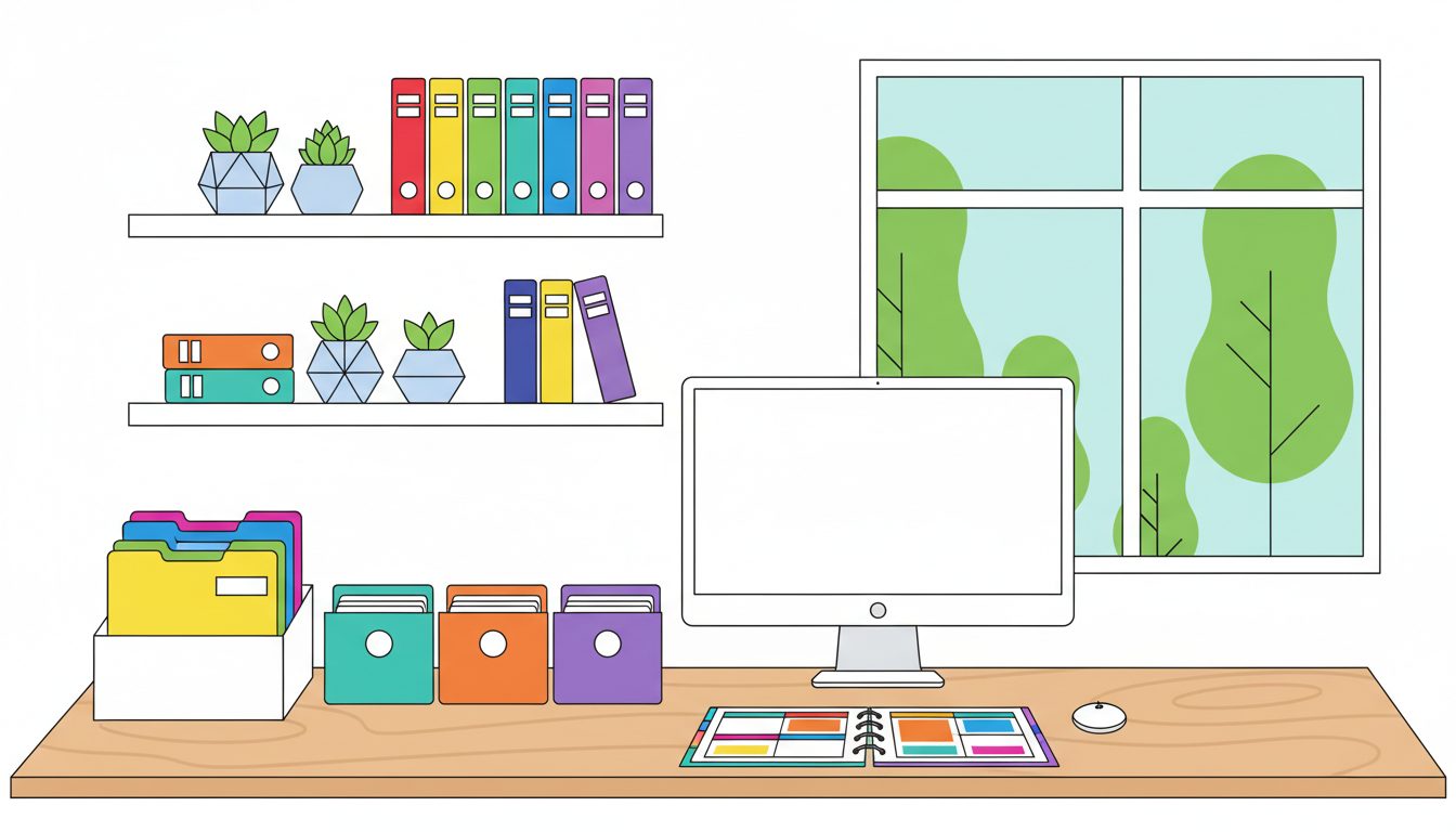 #GetOrganised illustration