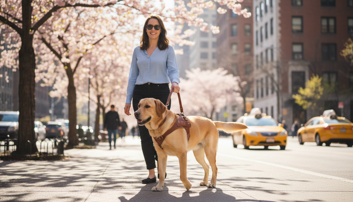 #GuideDogsDay illustration