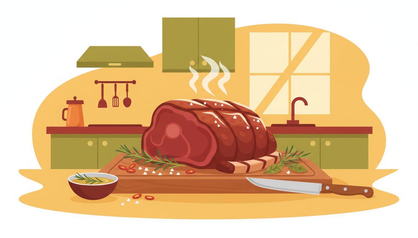 #NationalPrimeRibDay illustration