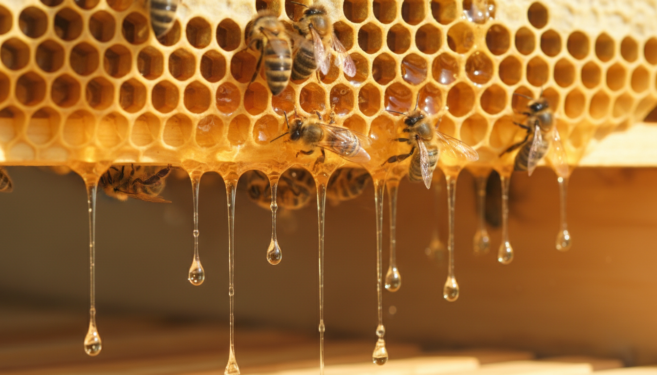 #HoneyBeeDay illustration