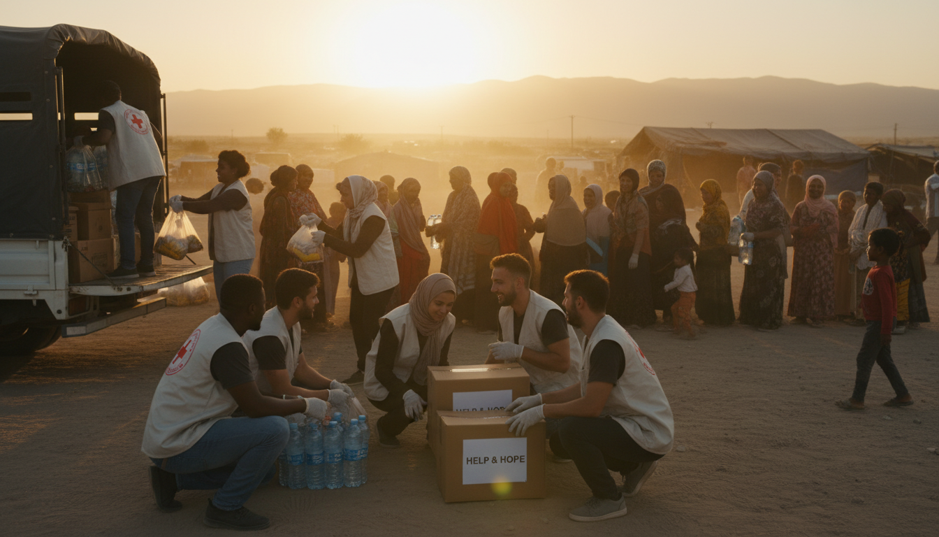 #HumanitarianDay illustration