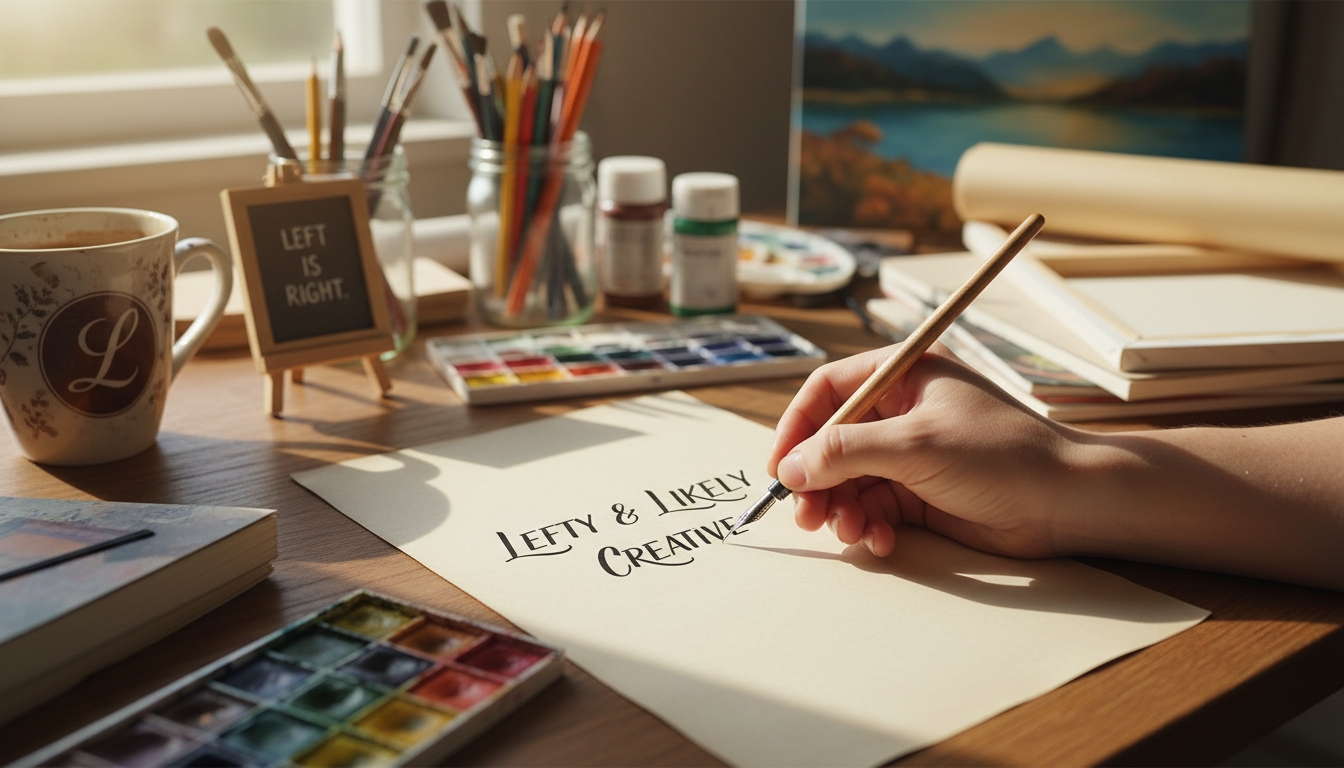 #InternationalLefthandersDay illustration