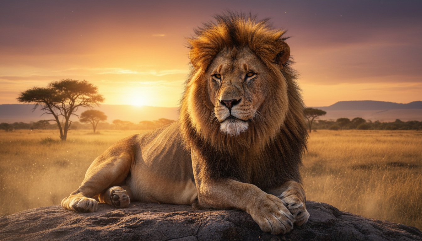 #LionDay illustration