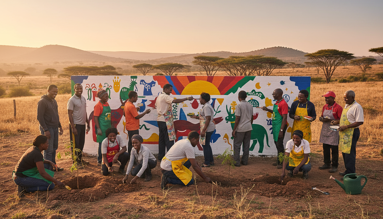 #MandelaDay illustration