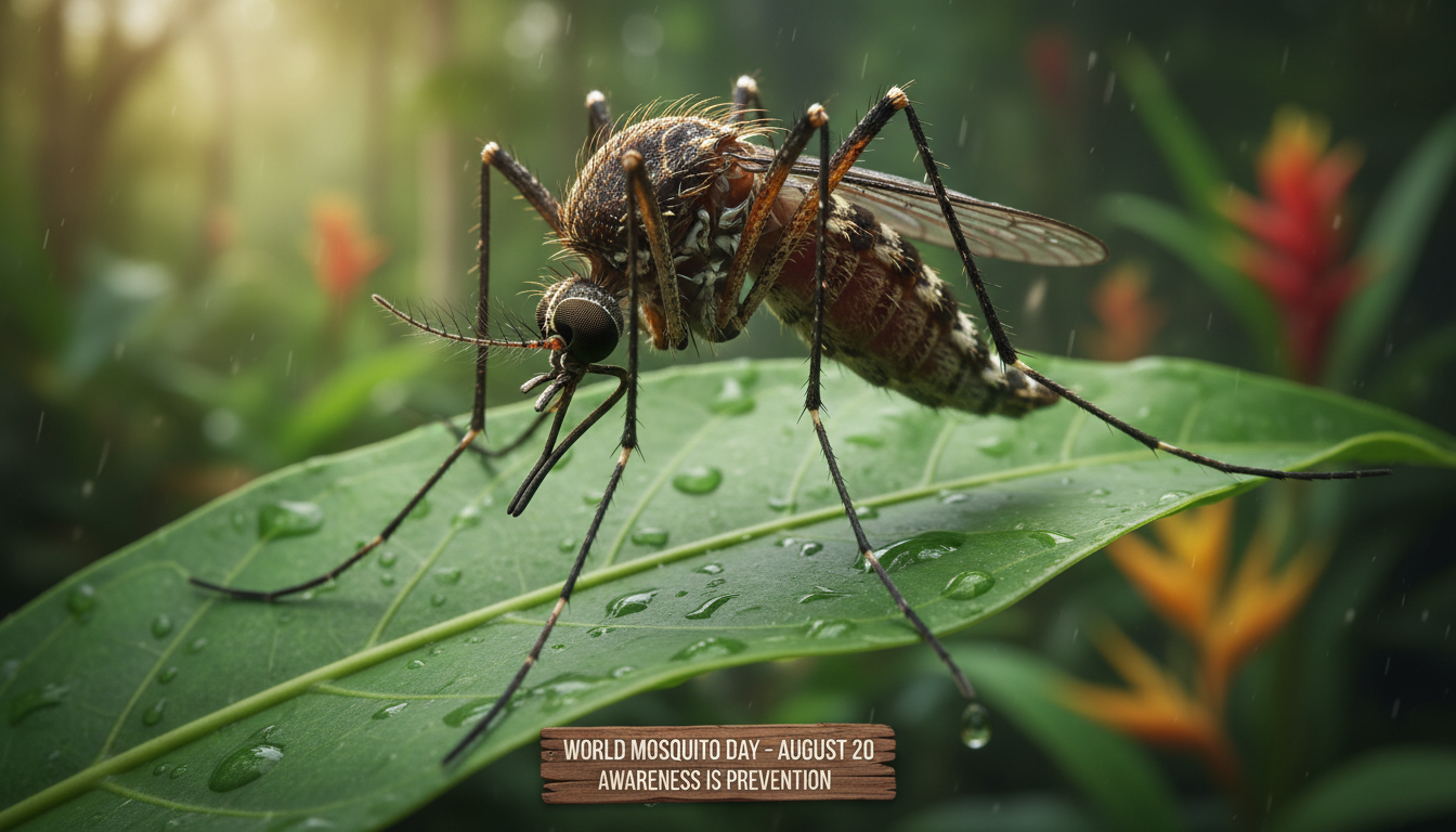 #MosquitoDay illustration
