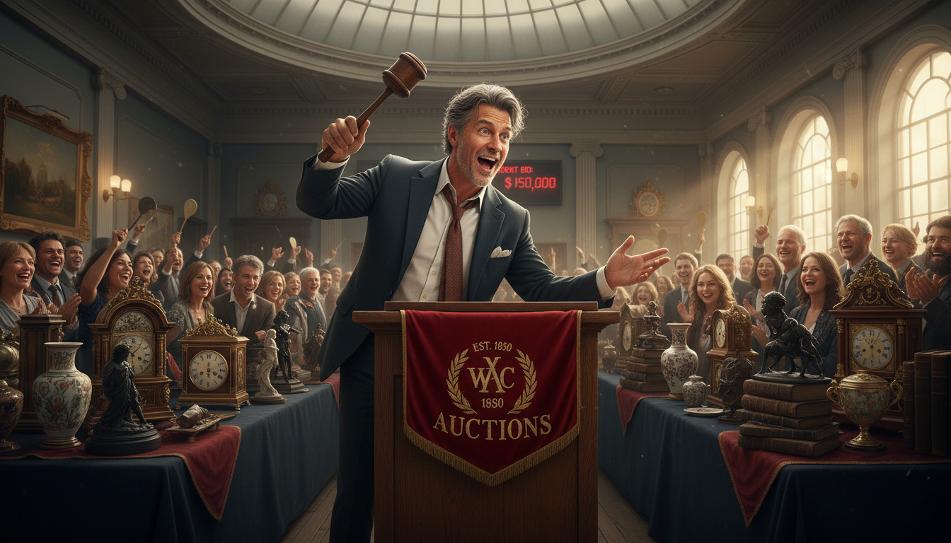 #AuctioneersDay illustration