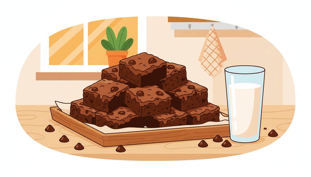 #NationalBrownieDay illustration
