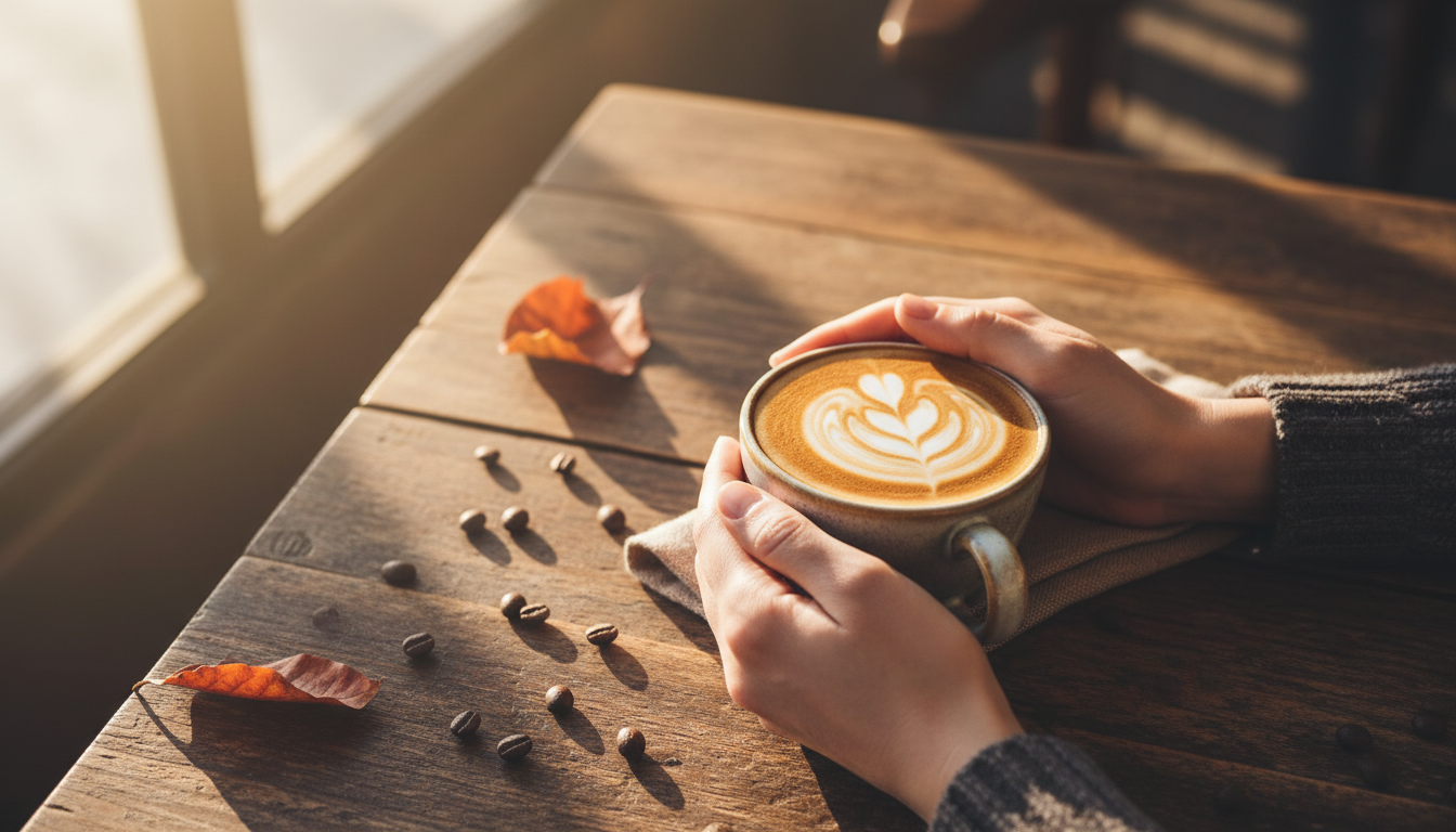 #NationalCoffeeDay illustration