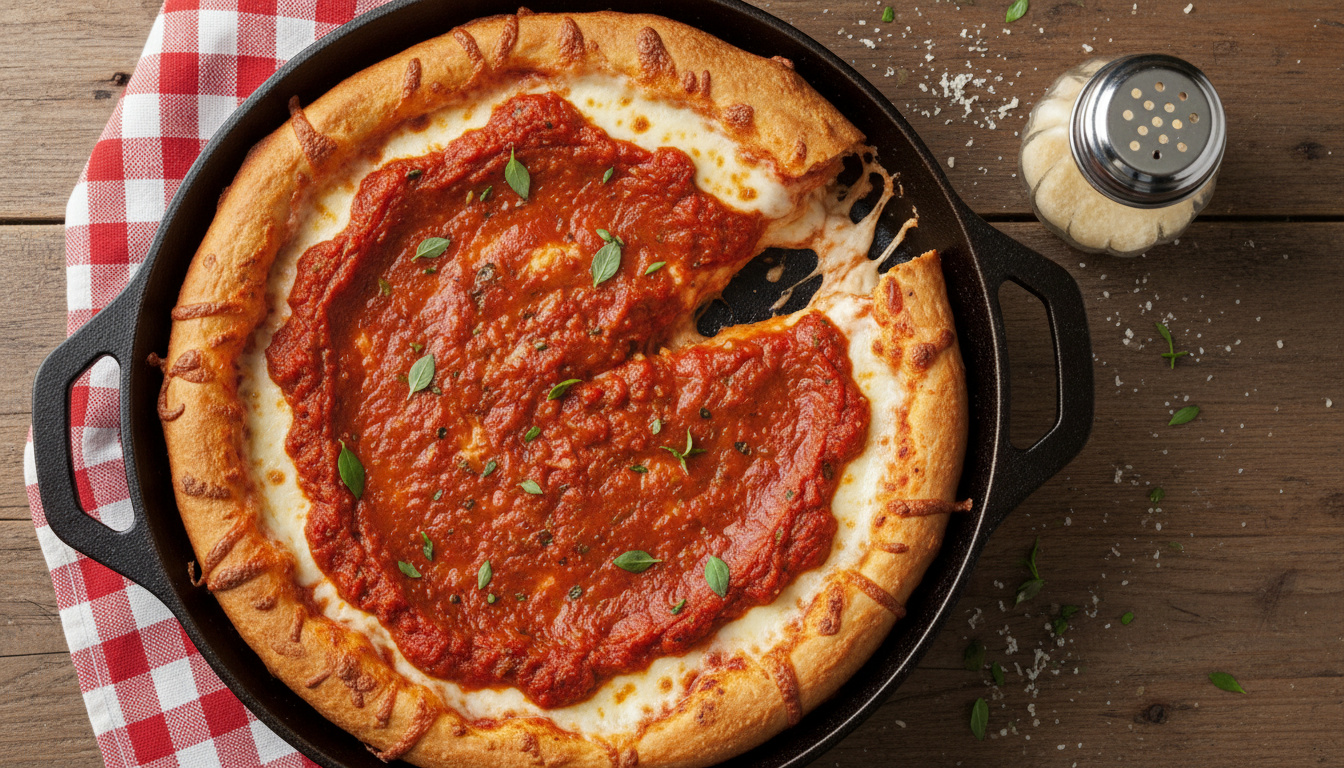 #DeepDishPizzaDay illustration