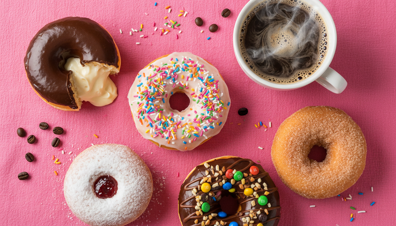 #NationalDoughnutDay illustration