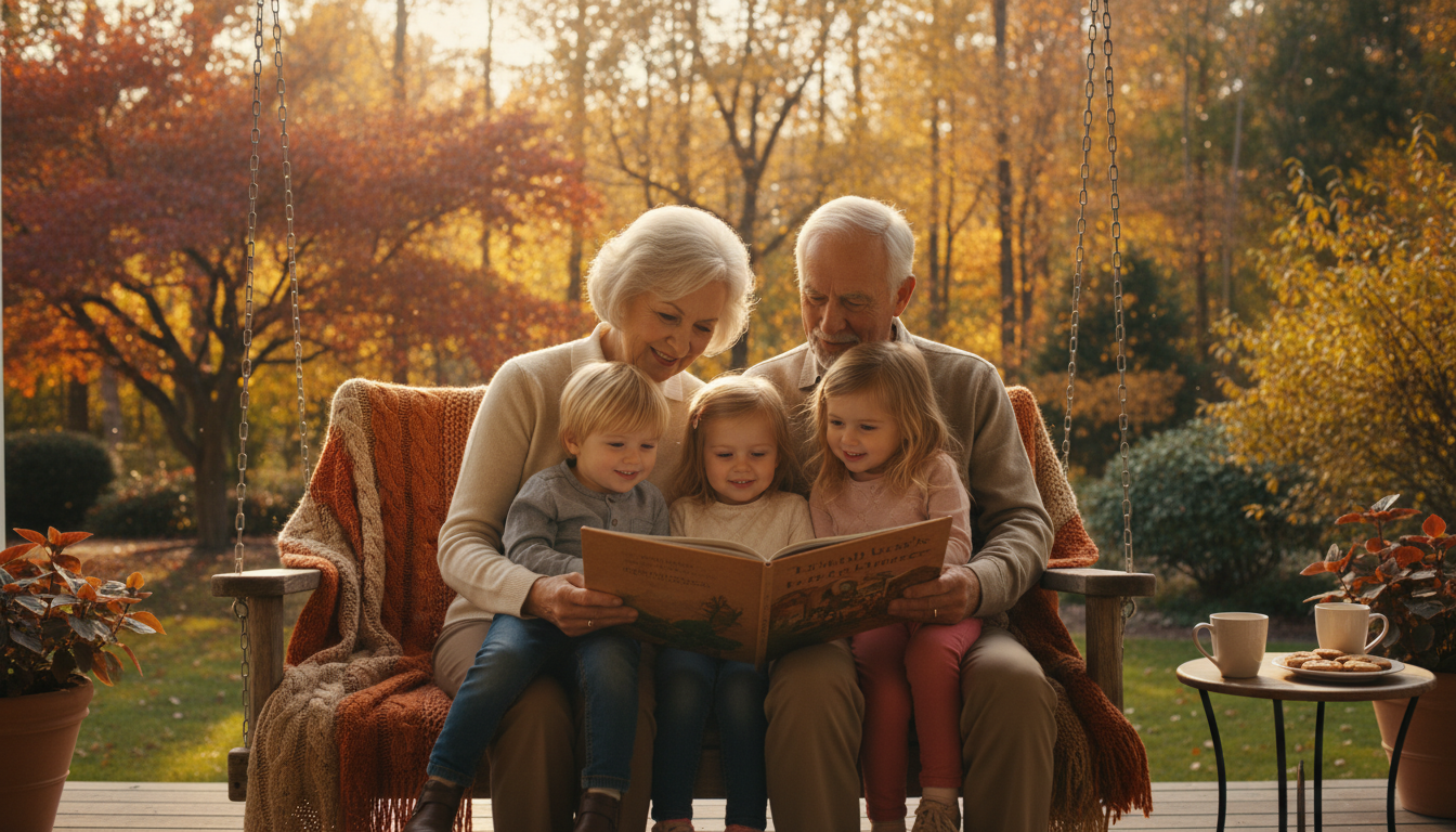 #NationalGrandparentsDay illustration