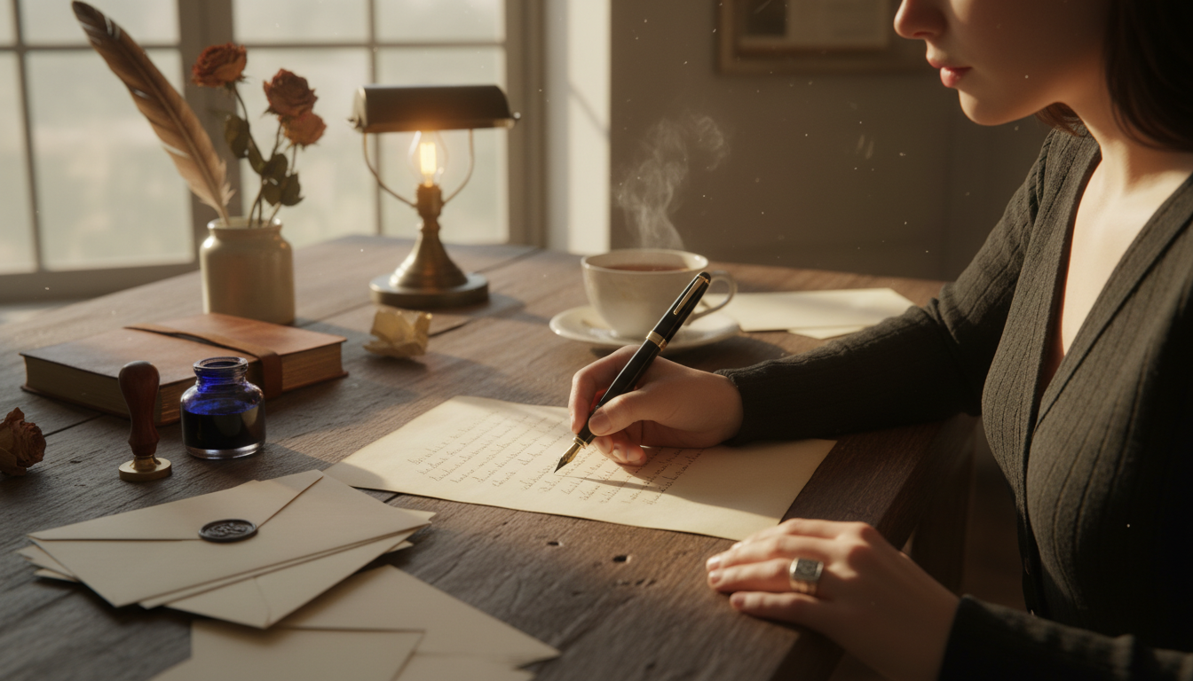 #LetterWritingDay illustration