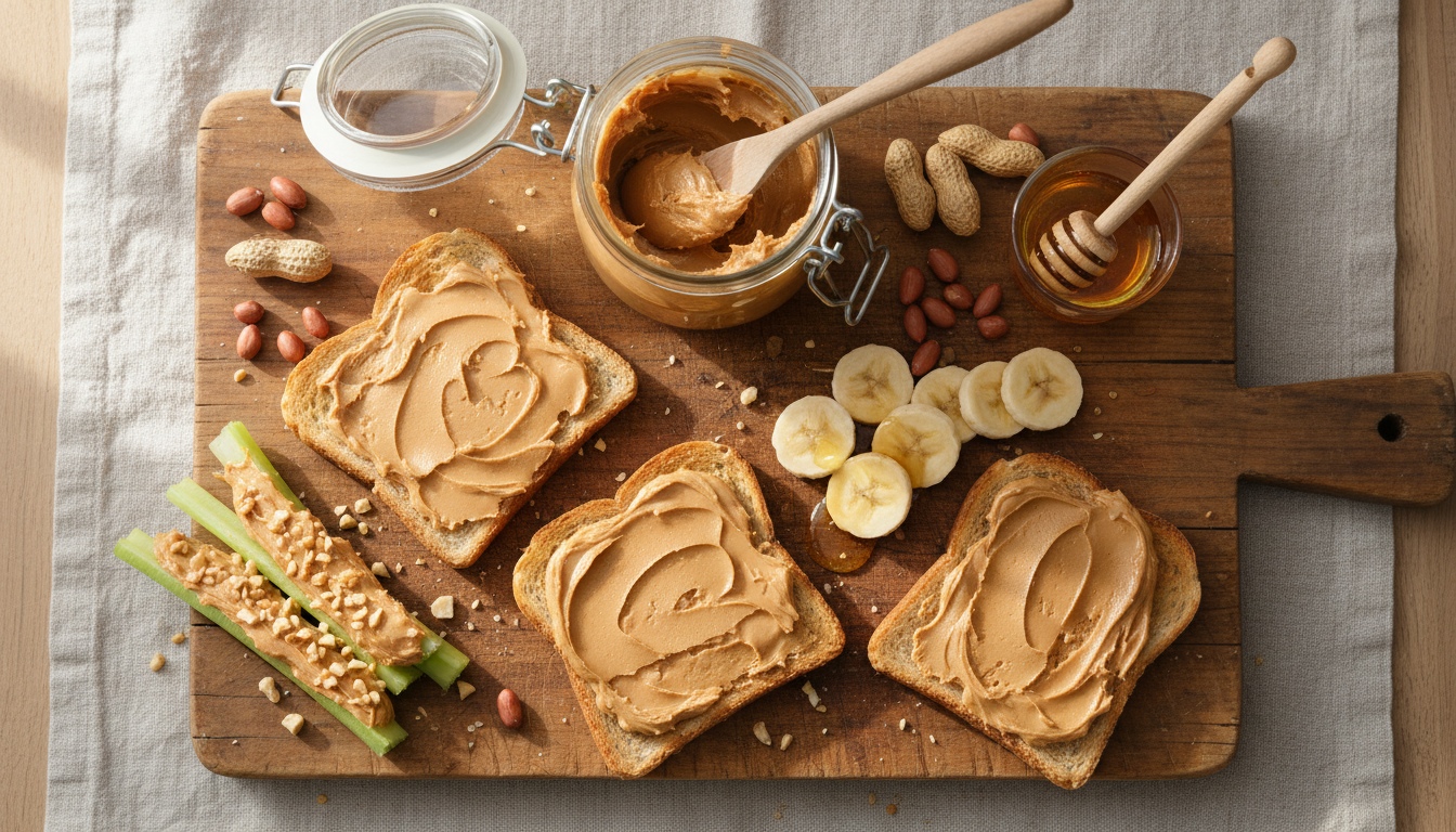 #NationalPeanutButerLoversDay illustration