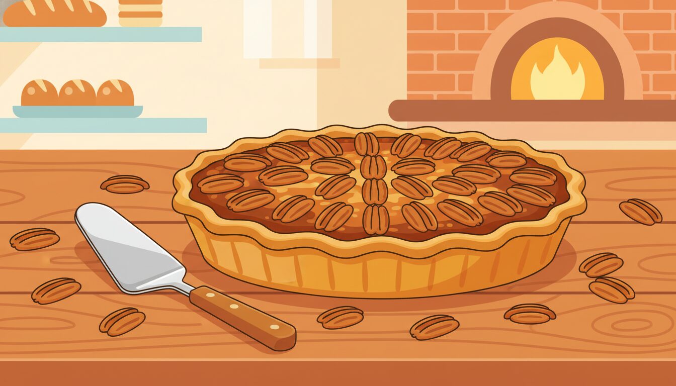 #NationalPecanPieDay illustration