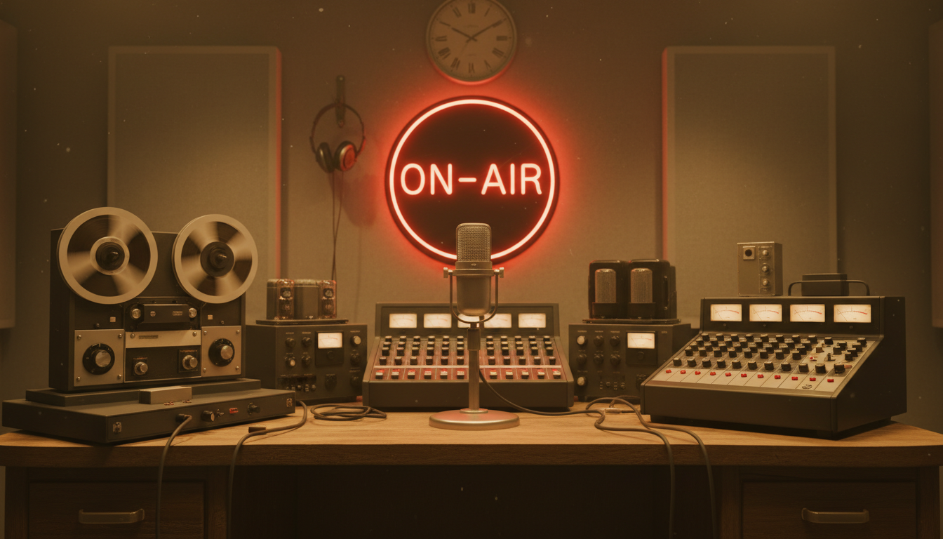 #NationalRadioDay illustration