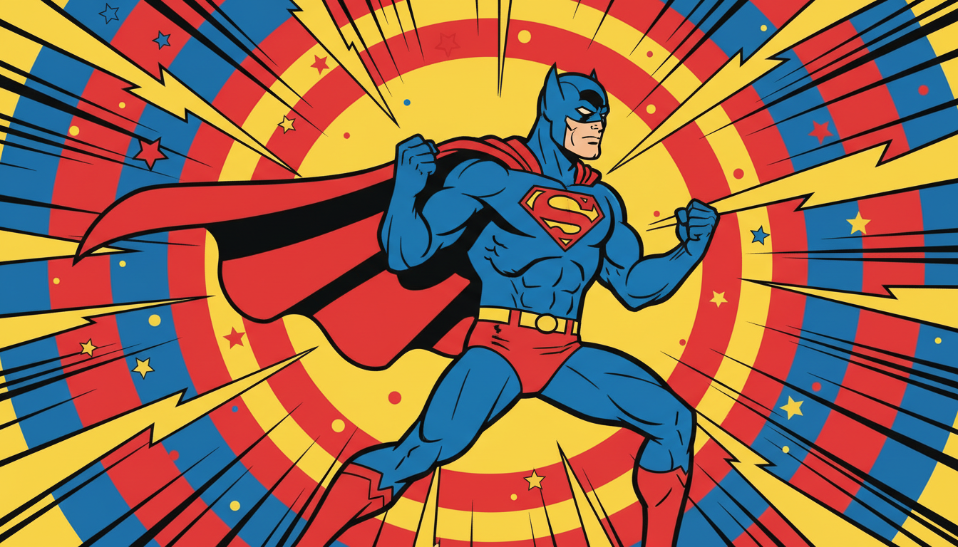#NationalSuperHeroDay illustration