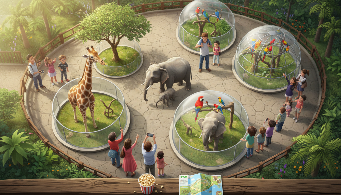 #NationalZooLoversDay illustration