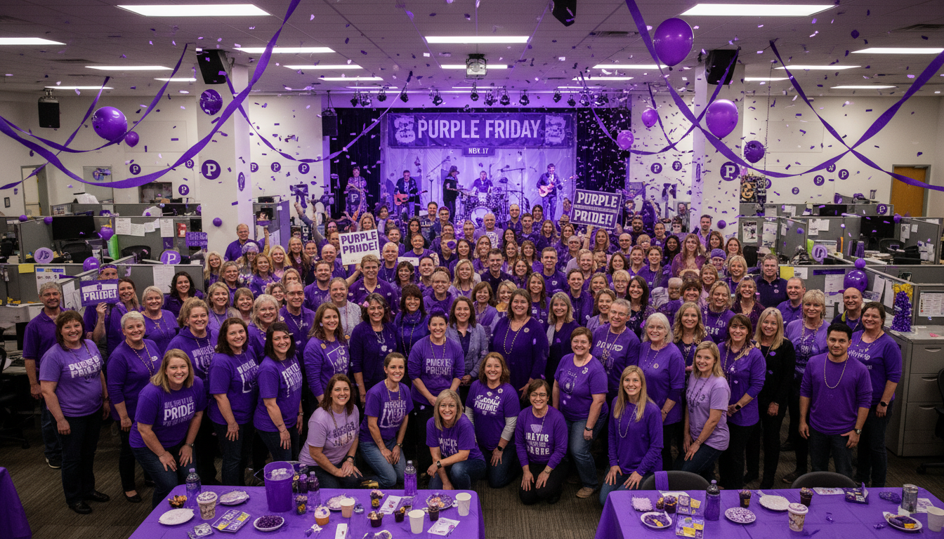 #PurpleFriday illustration
