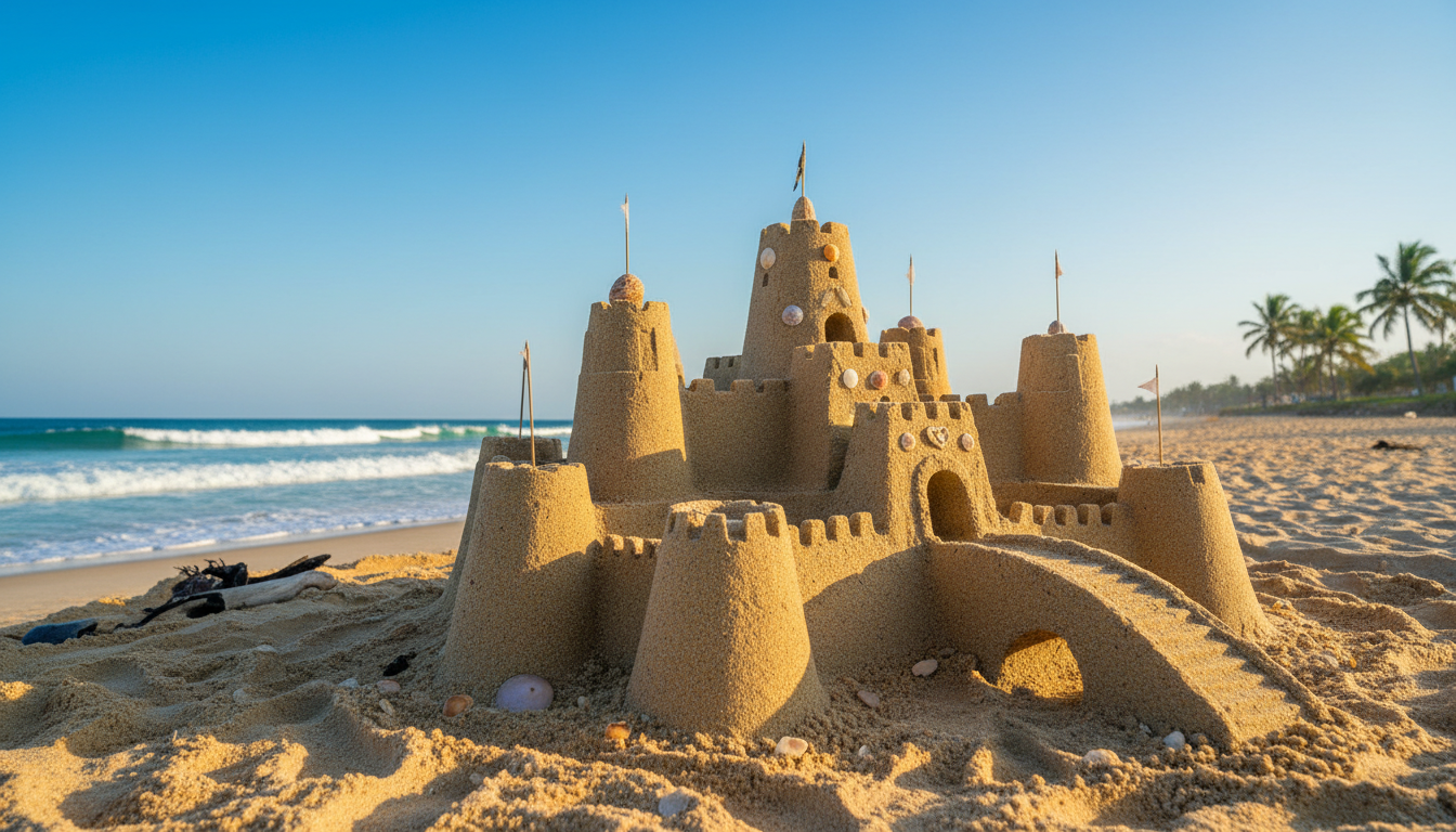 #SandcastleDay illustration
