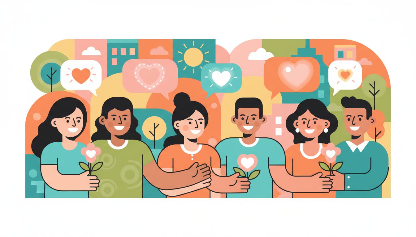 #SaySomethingNiceDay illustration