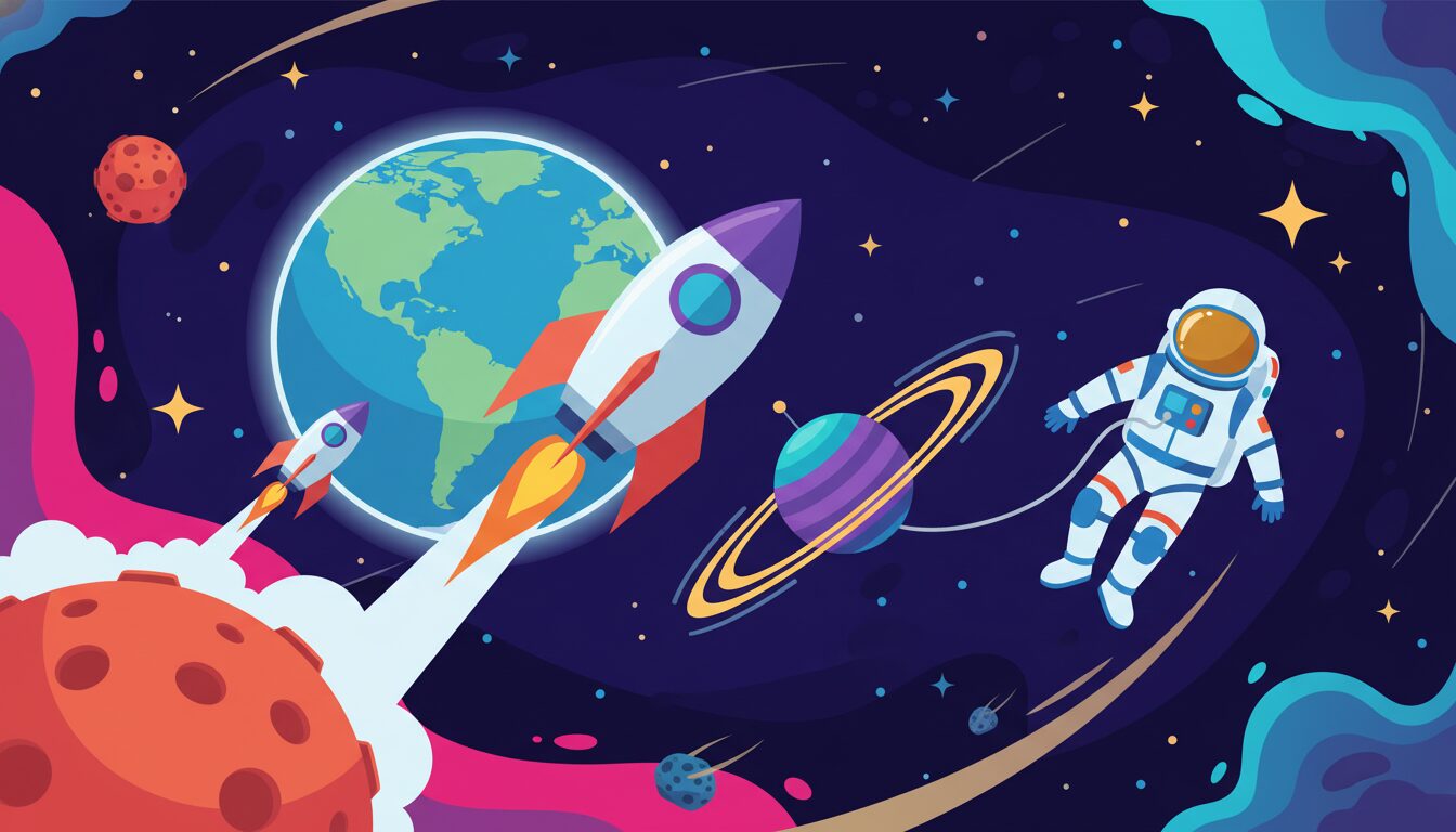 #SpaceExploration illustration