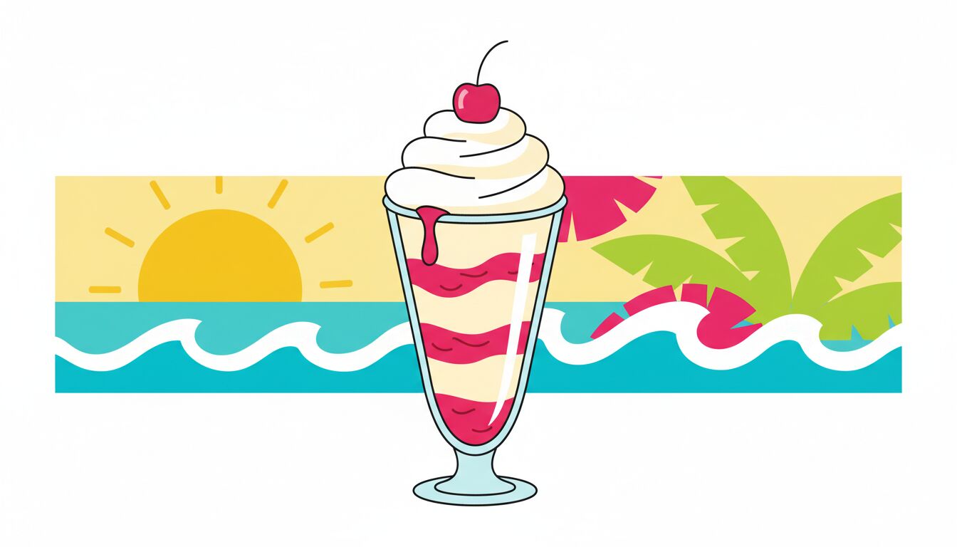 #StrawberrySundaeDay illustration