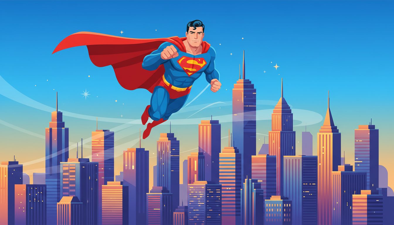 #SupermanDay illustration