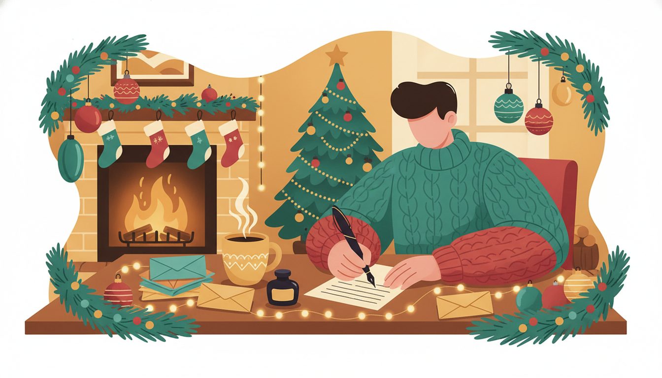 #ThankYouNoteDay illustration