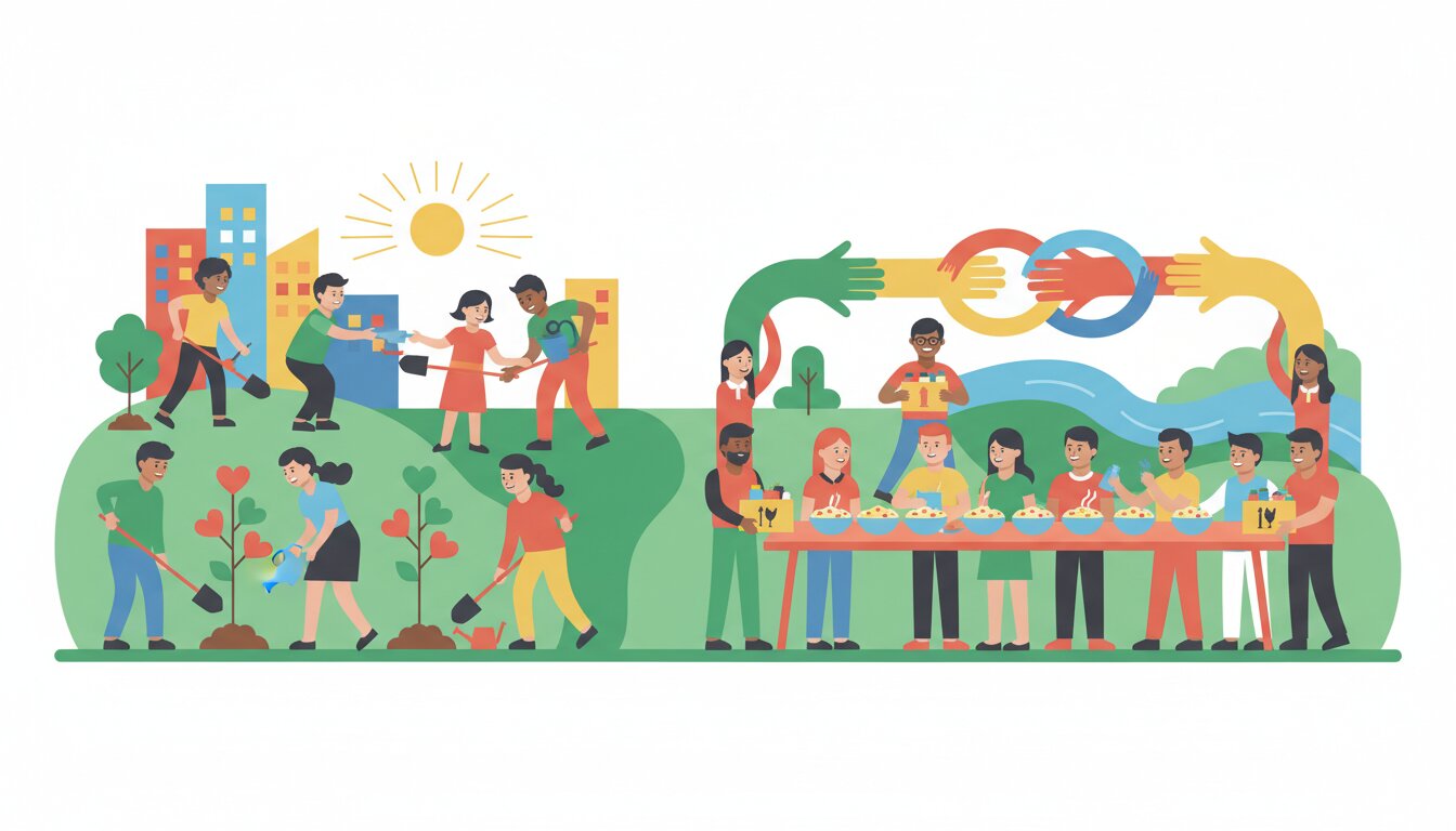 #Volunteer illustration