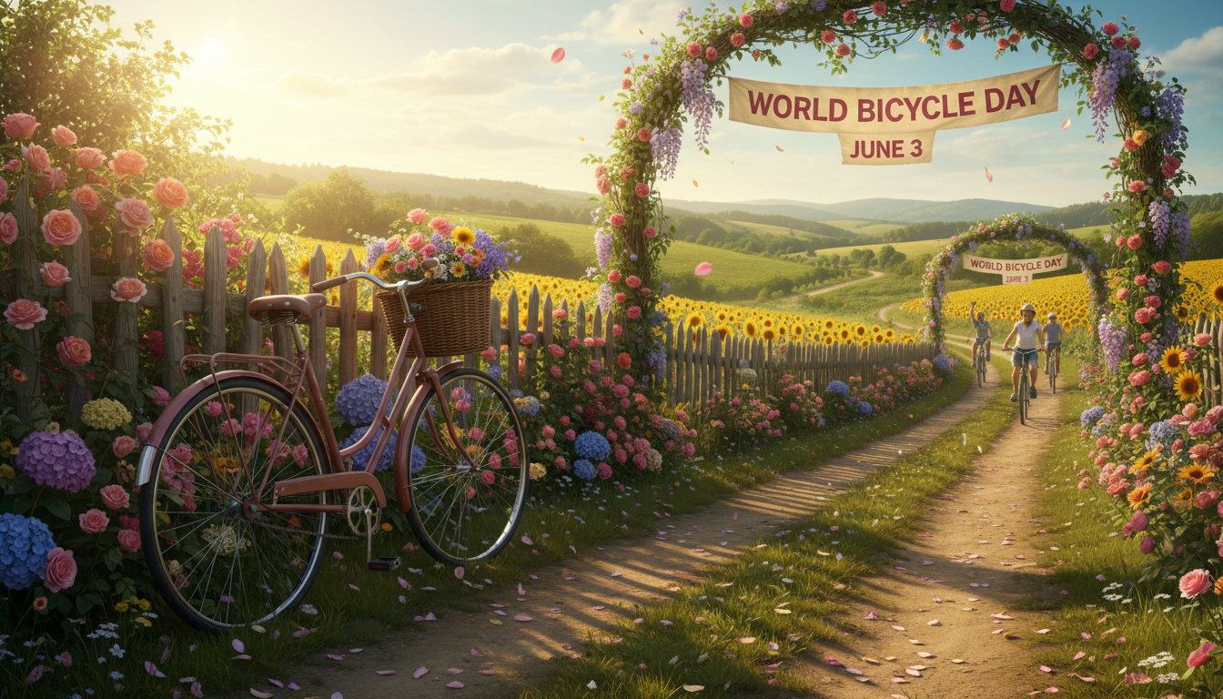 #BicycleDay illustration