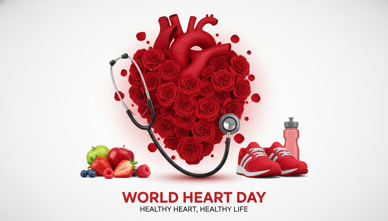 #WorldHeartDay illustration